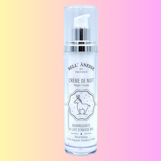 Crème de nuit au lait d'ânesse Bio