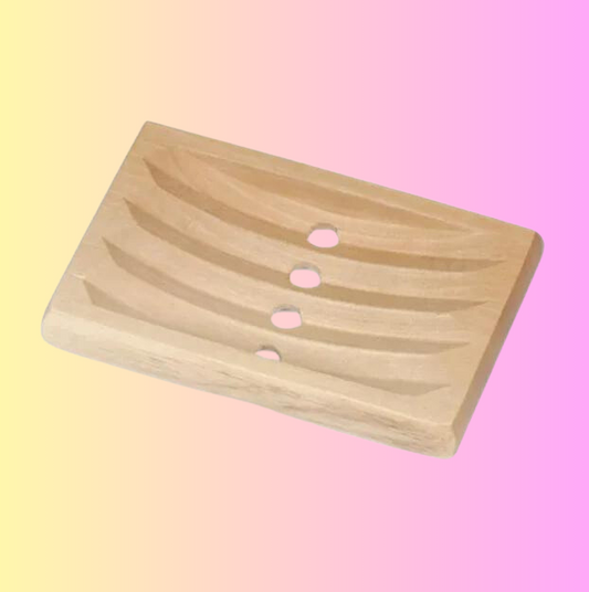 Porte Savon en Bois naturel