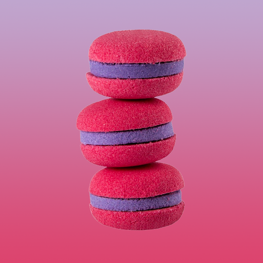 Macaron de Bain Effervescent Cassis