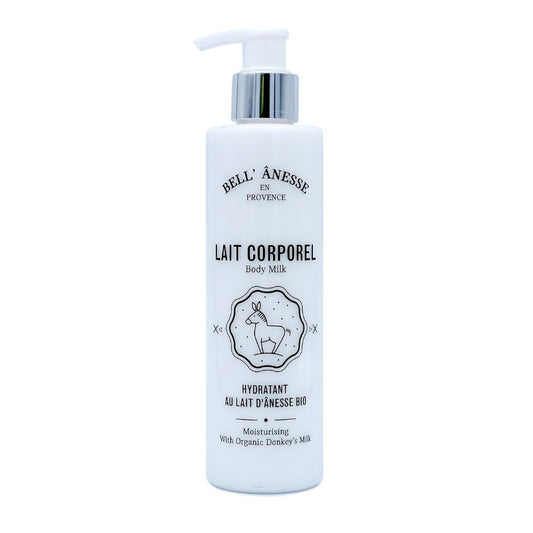 lait corporel au lait d'ânesse