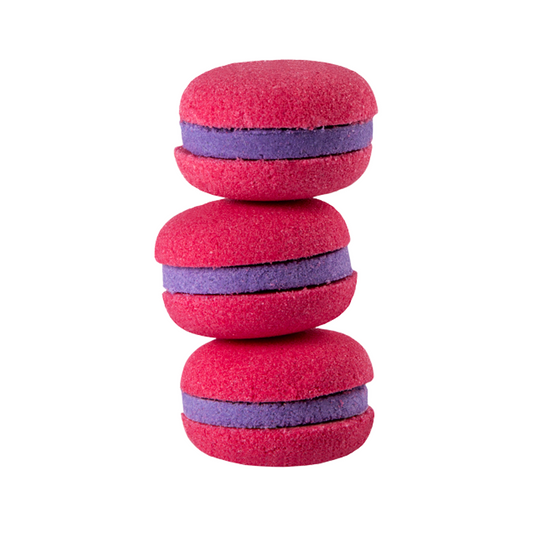Macaron de Bain Effervescent Cassis