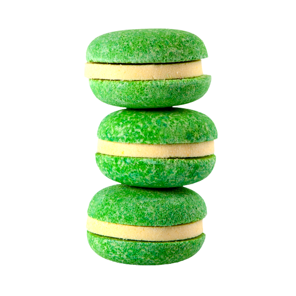 Macaron de Bain Effervescent Pomme