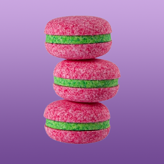 Macaron de Bain Effervescent Raisin