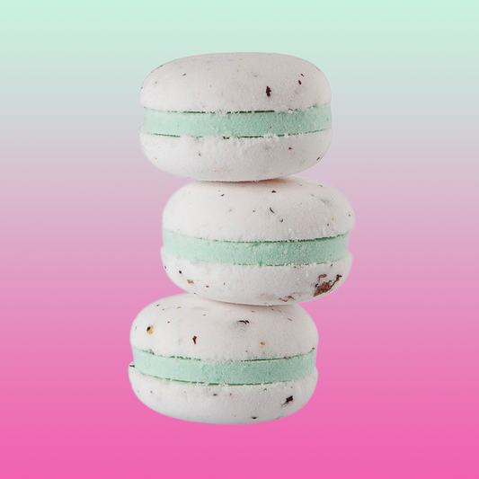 Macaron de Bain Effervescent Rose