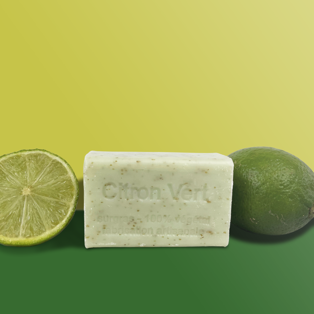 Savon au lait d'ânesse Bio citron vert Exfoliant
