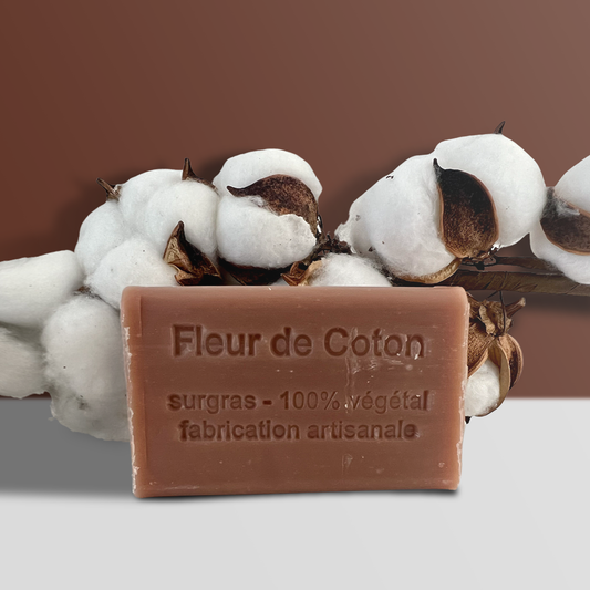 Savon au Lait d'Ânesse Bio Fleur de Coton