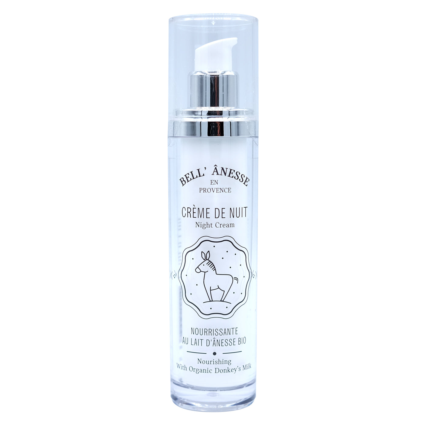 Crème de nuit au lait d'ânesse Bio