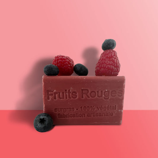 Savon au Lait d'Ânesse Bio Fruits Rouges