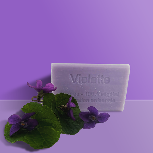 Savon au Lait d'Ânesse Bio Violette